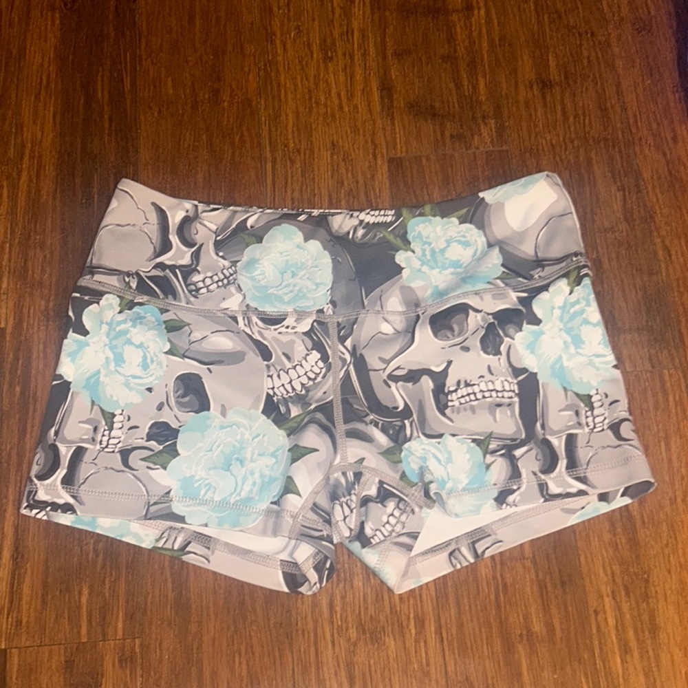 Feed Me Fight Me Skull & Diamond Shorts